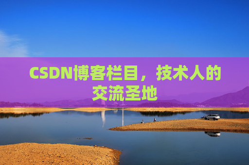 CSDN博客栏目，技术人的交流圣地